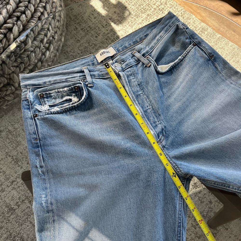 Agolde RARE 90's Mid Rise Loose Fit in Captured Sz 25, 30 Straight Leg Sz 25 - Picture 12 of 16
